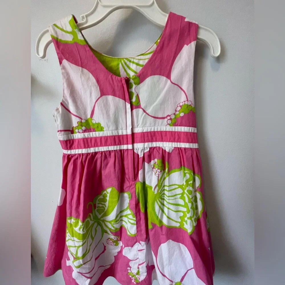 EUC size 3 Lilly Pulitzer girls dress with zipper back. - Picture 2 of 4